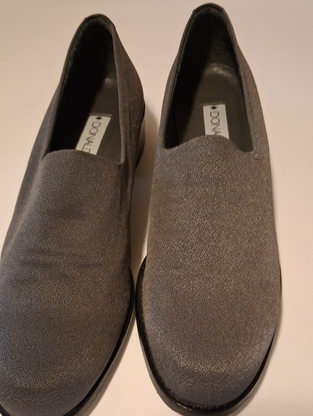 Donald J. Pliner Women’s Gray Slip-On Loafers